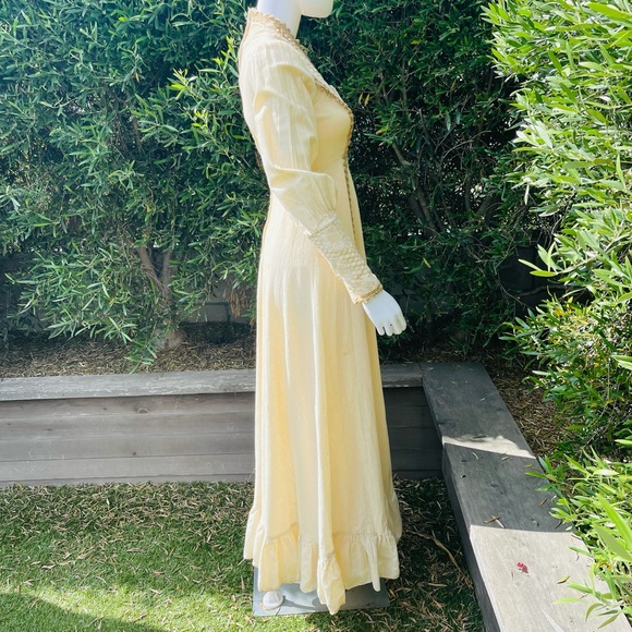 Vintage Union Made Victorian Revival Dress - Picture 6 of 13